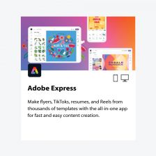 Adobe Express แพลตฟอร์มสร้างเนื้อหาดิจิทัลและงานออกแบบโดยง่าย