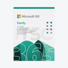 [6GQ-00083] Microsoft 365 Family (1 LICENSE, 1 YEAR, DOWNLOAD) [ESD] (ราคานี้รวม Vat ออกใบกำกับภาษีได้)