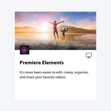 Adobe Premiere Elements (Perpetual) โปรแกรมตัดต่อวีดีโอที่เน้นใช้งานง่าย