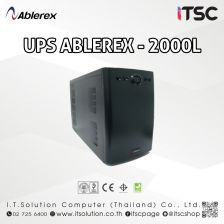 ABLEREX 2000L : 2000VA/1200Watts with LED display, USB, 3xbackup outlet, 2x12v battery  