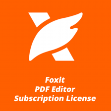 Foxit PDF Editor 1 Year Subscription (Windows & MAC)