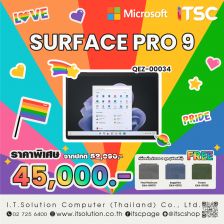 Microsoft Surface Pro 9 i5/8/256 Thai Graphite - (QEZ-00034)